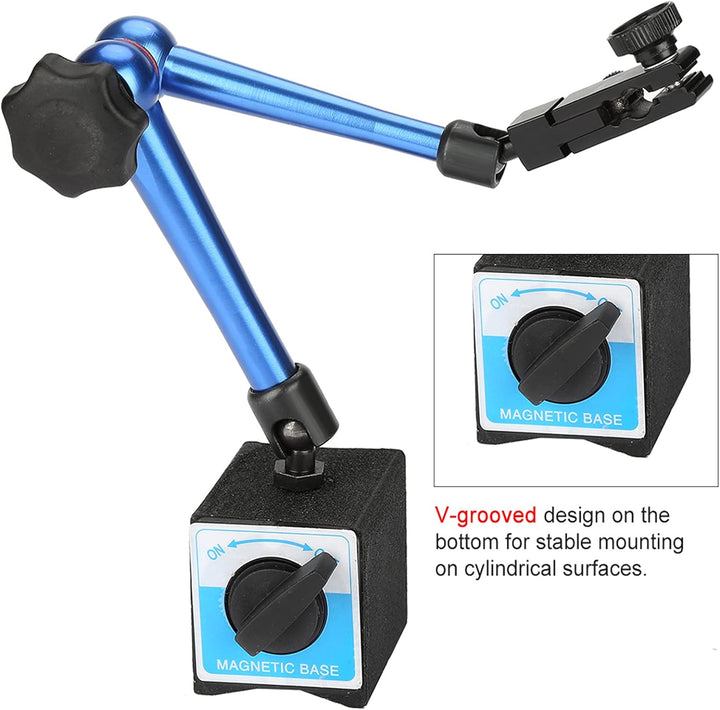 Magnetischer Standfusshalter , Messgeräte Magnetische Messgerätehalter für Messuhr (Blau) Holder #1,