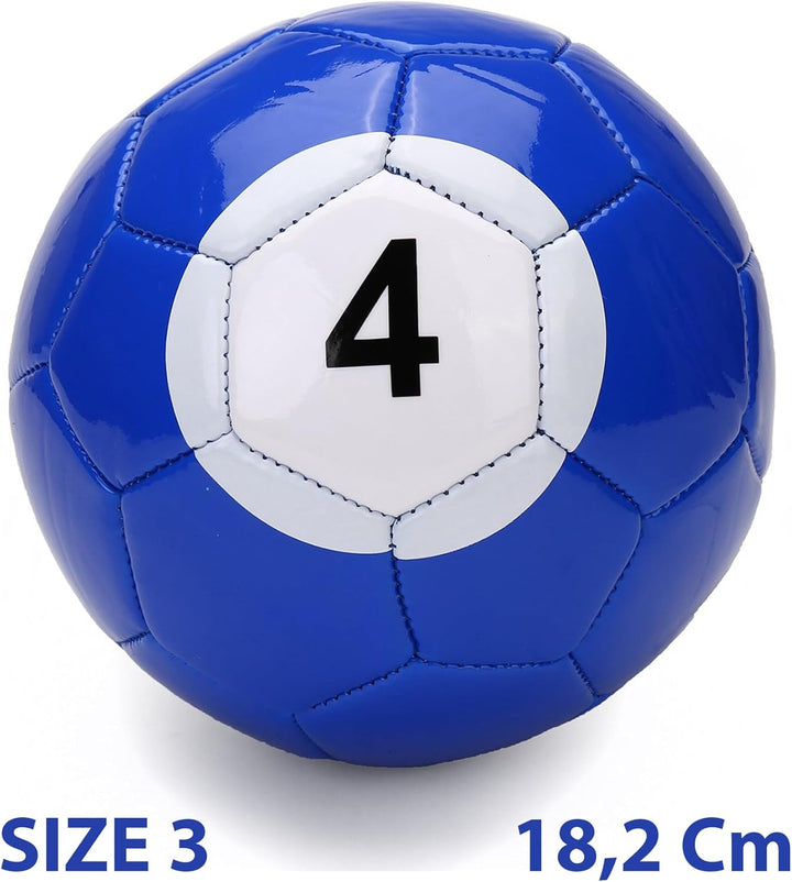 Fussball Billard: 16 stück Snook fussball Billard Grösse 3 (18,2 cm) | Premium PU-Leder | Offizielle