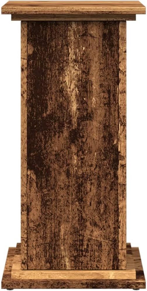 vidaXL Postament mit Stauraum Altholz-Optik 31x30x60 cm Holzwerkstoff 31 x 30 x 60 cm Braun, 31 x 30