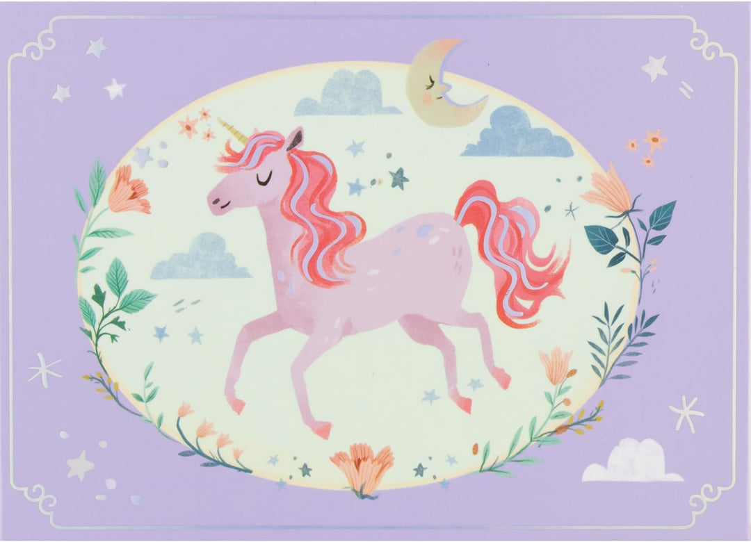 Ulysse Couleurs d'Enfance Musiktruhe, Einhorn, Lila, TU