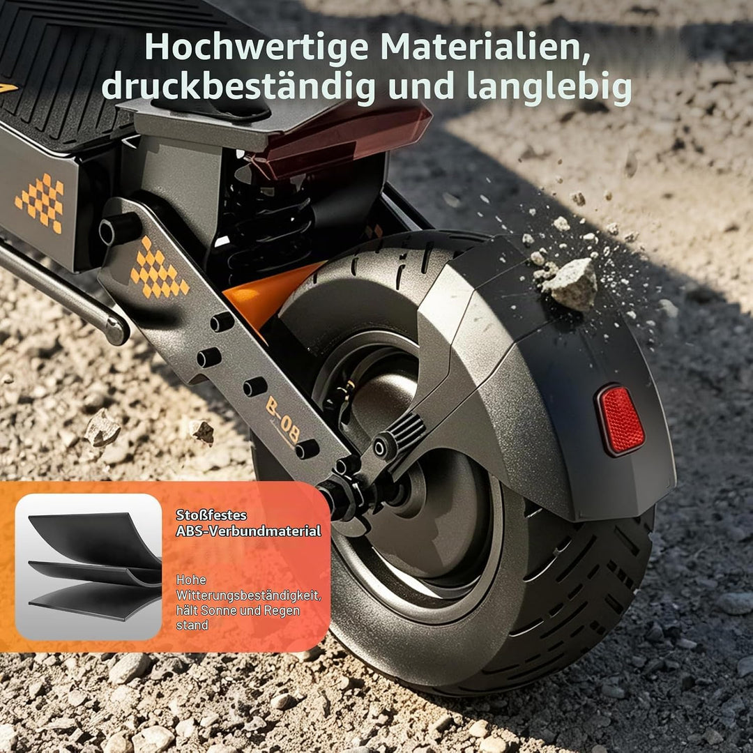 Hinterer Kotflügel mit Reflektoren für Kukirin G2/G4 Elektroroller