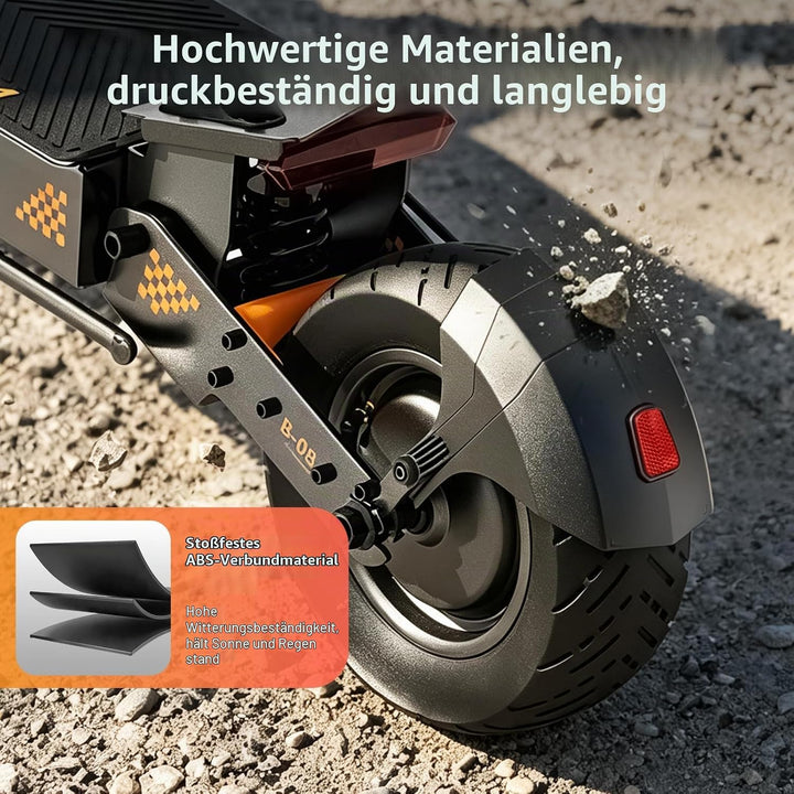 Hinterer Kotflügel mit Reflektoren für Kukirin G2/G4 Elektroroller