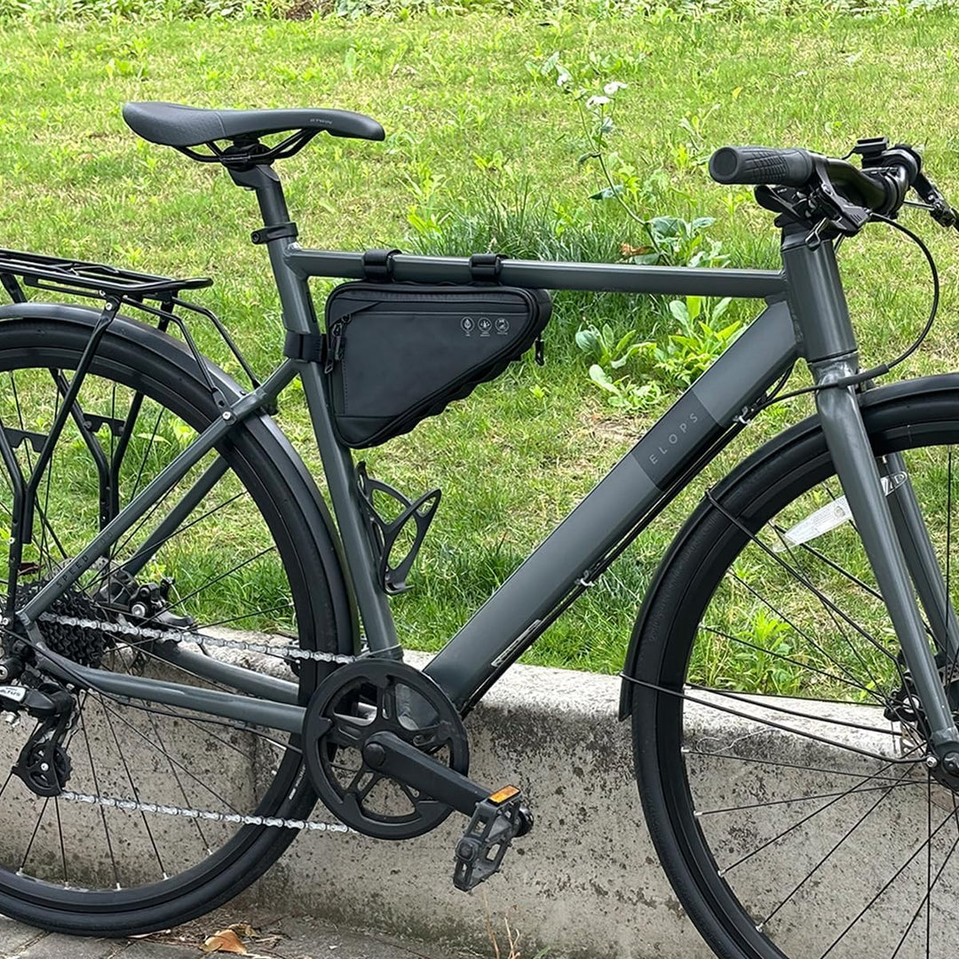 Fahrrad Rahmentasche, Wasserabweisende Dreieckstasche 2L, Fahrradtasche für Rahmen, MTB &amp; Rennrad Zu
