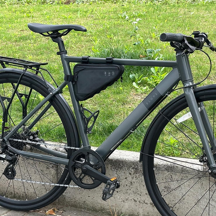 Fahrrad Rahmentasche, Wasserabweisende Dreieckstasche 2L, Fahrradtasche für Rahmen, MTB &amp; Rennrad Zu