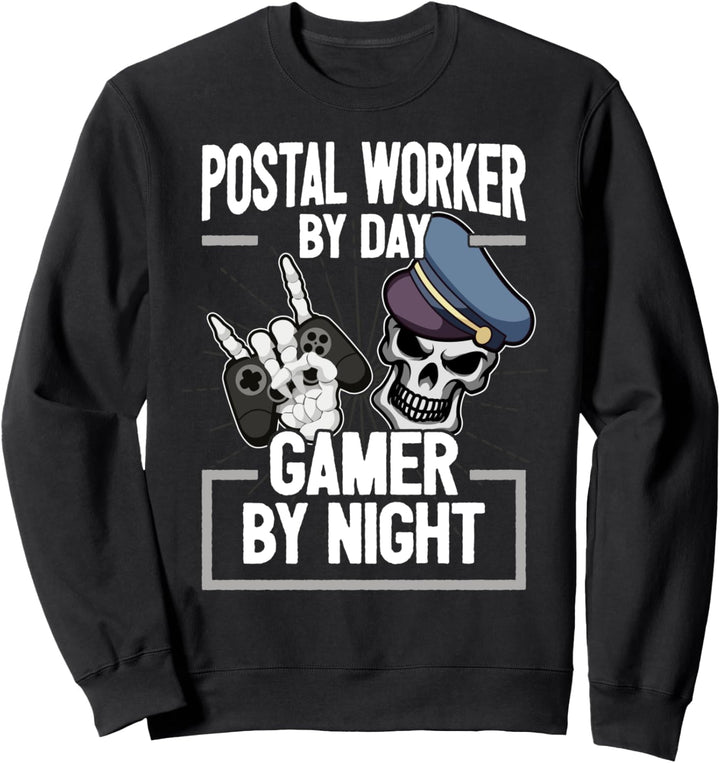 Cooler Postboten Spruch Briefträger I Gaming Konsole Zocken Sweatshirt