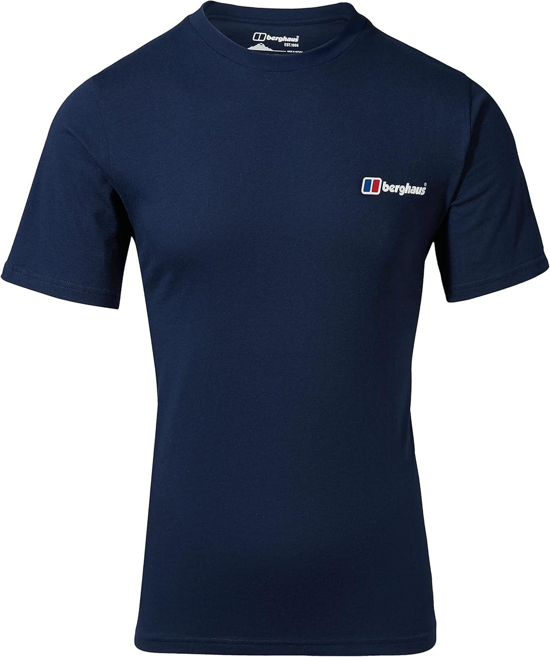 Organic T-Shirt mit klassischem Logo auf Vorder- und Rückseite XS Blau, XS Blau