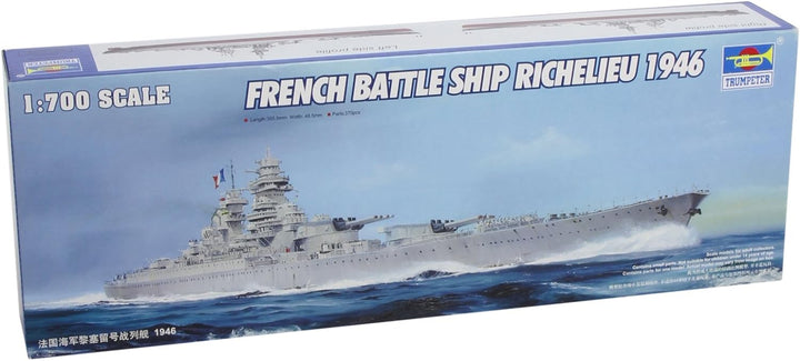 Trumpeter 05751 Modellbausatz Battelship Richelieu 1949