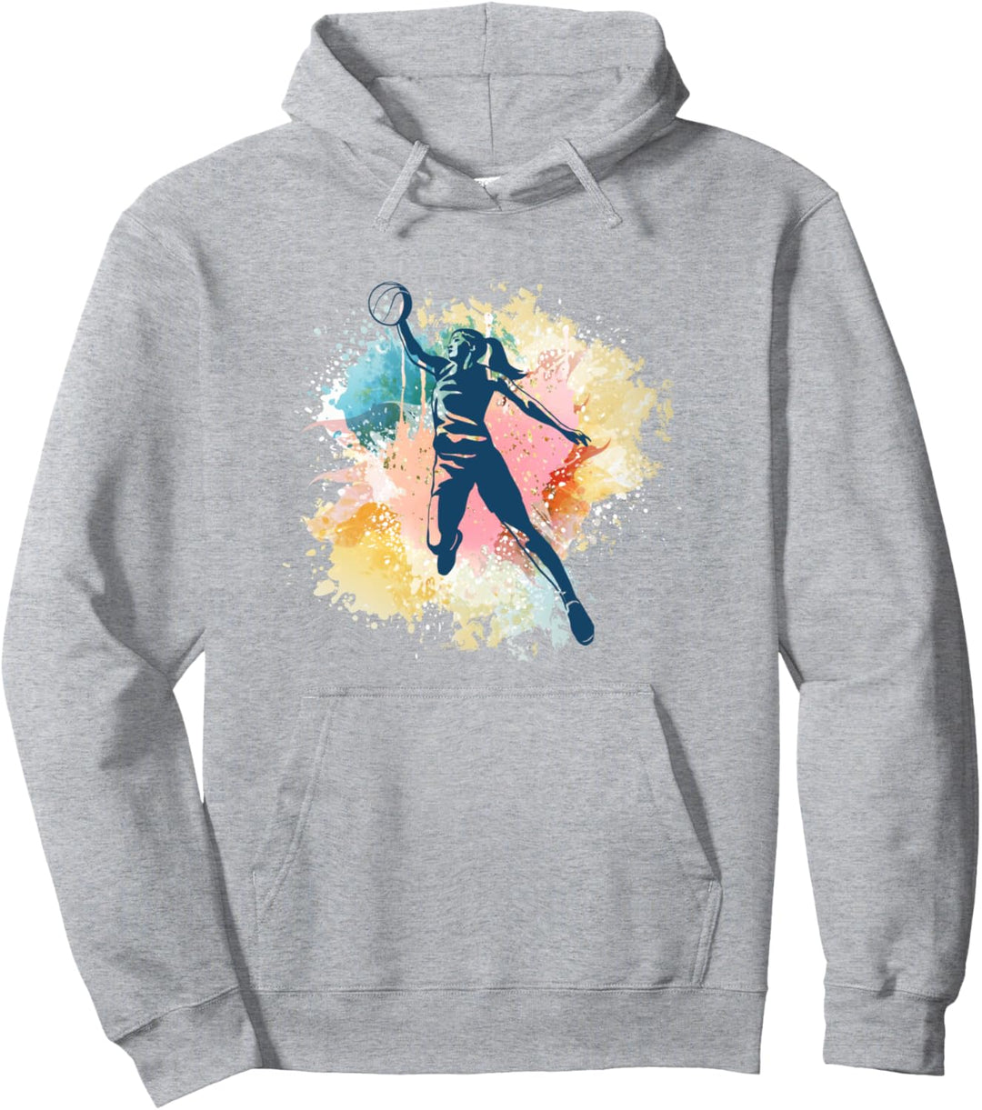 Basketballspieler Damen Sport Mädchen Basketball Pullover Hoodie