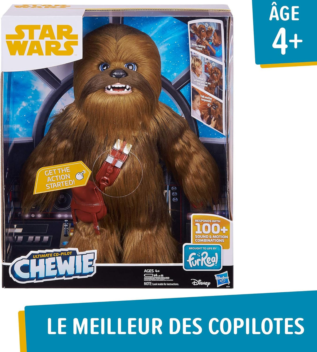 Hasbro E0584EU4 Star Wars - Solo Film Chewbacca, interaktive Plüschfigur