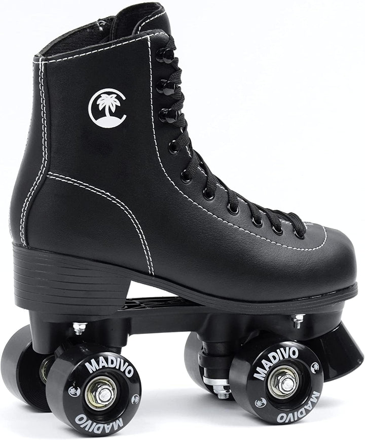 MADIVO Classic Damen Klassische Retro Rollschuhe | ABEC-7 Kugellager | Mädchen Roller Skates Inliner