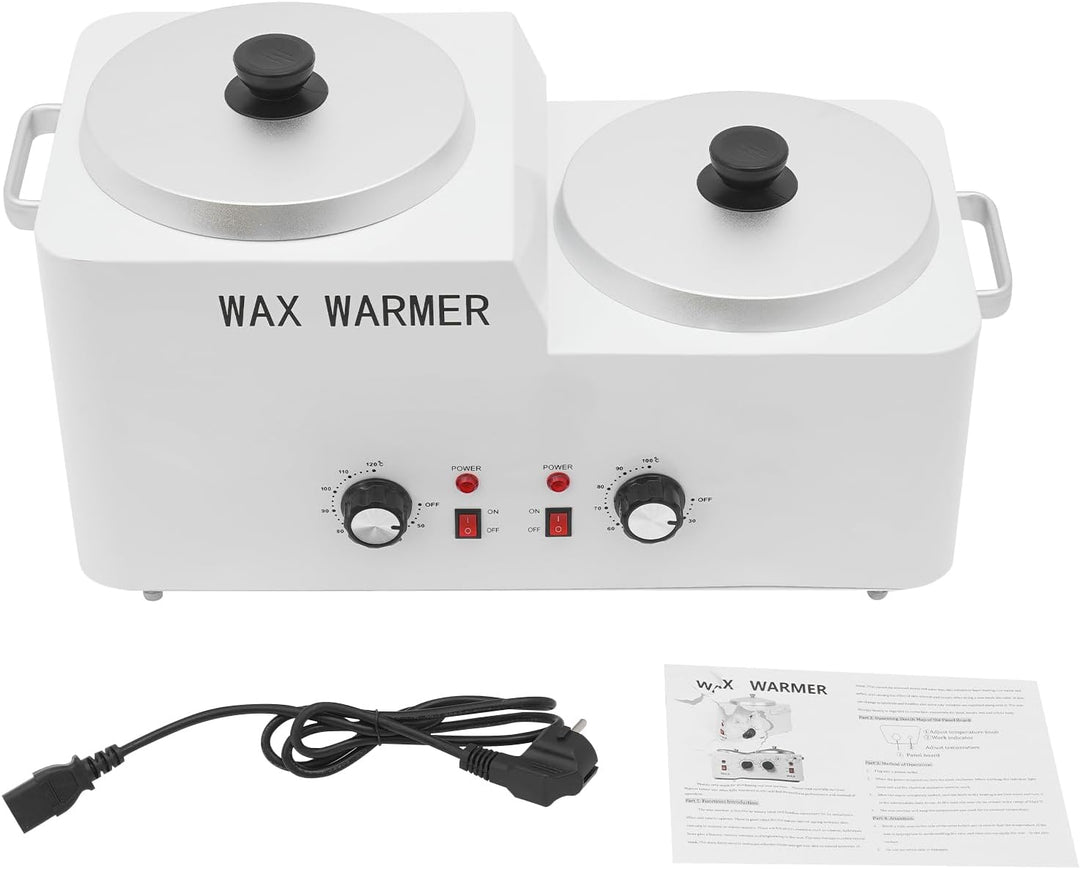 Wachswärmer Wachs Haarentfernung Doppelte Topf 600W 220-240V Elektrischer Wachsschmelzer 9L 50-120°C