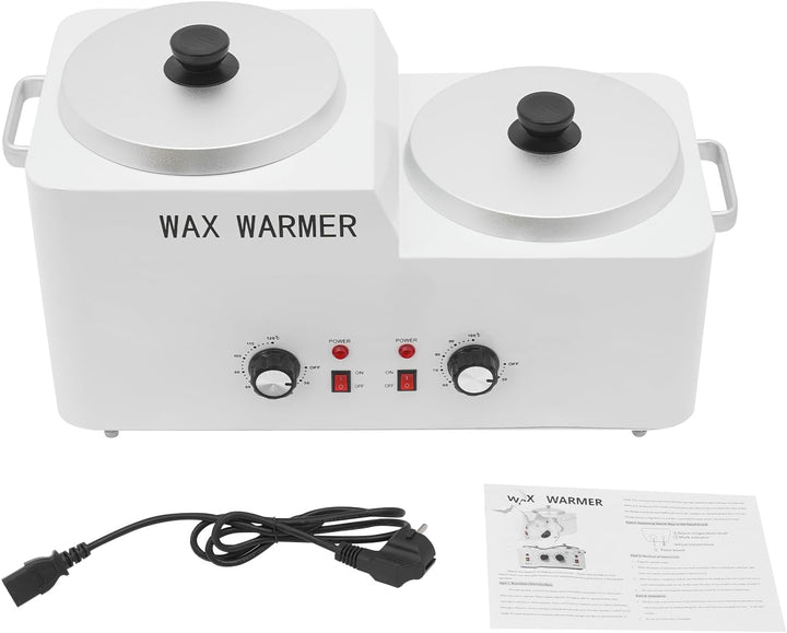 Wachswärmer Wachs Haarentfernung Doppelte Topf 600W 220-240V Elektrischer Wachsschmelzer 9L 50-120°C