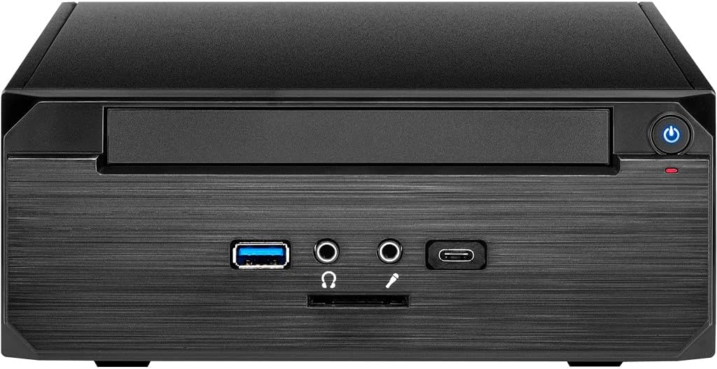 Inter-Tech ITX MW-02 II HTPC-Gehäuse, schwarz, ohne Netzteil, 88881246