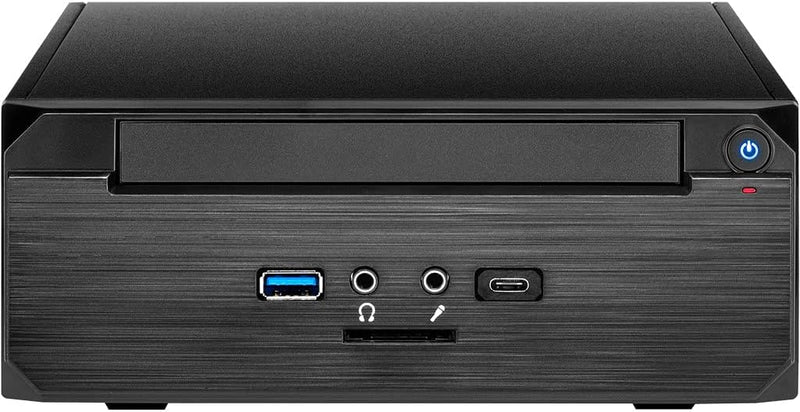 Inter-Tech ITX MW-02 II HTPC-Gehäuse, schwarz, ohne Netzteil, 88881246