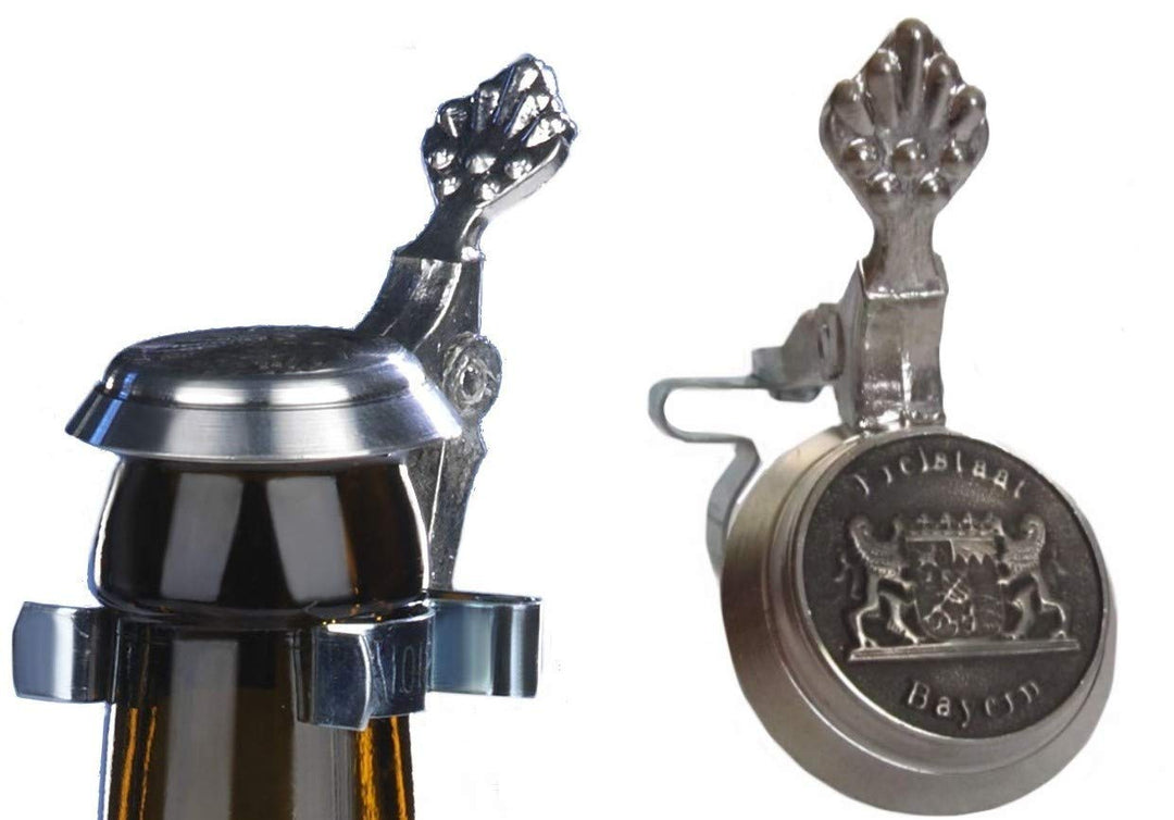Bierflaschen Zinndeckel Bayern Flaschendeckel Zinn