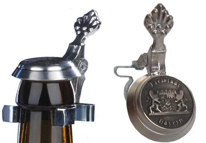 Bierflaschen Zinndeckel Bayern Flaschendeckel Zinn