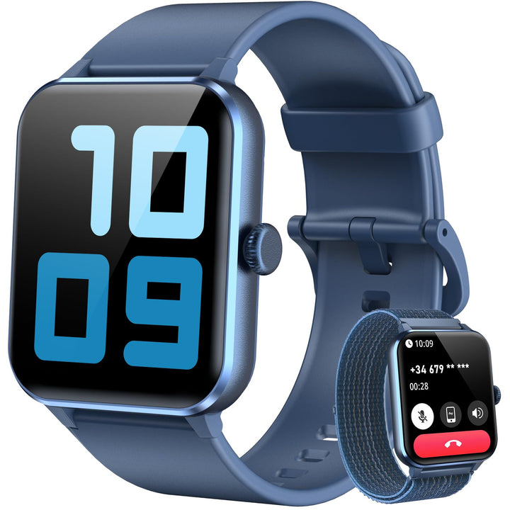 Blackview Smartwatch Herren Damen mit Telefonfunktion(Anrufe tätigen/empfangen)/Message Reminder, Sp