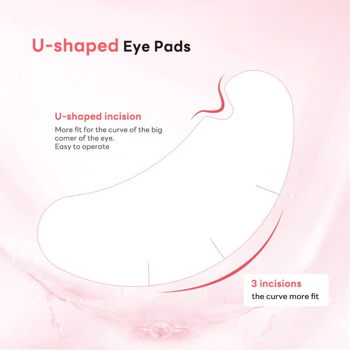 100 Paare Augenpads Wimpernpads für Wimpernverlängerung Wimpernlifting Wimpern Färben Wimpern Augen