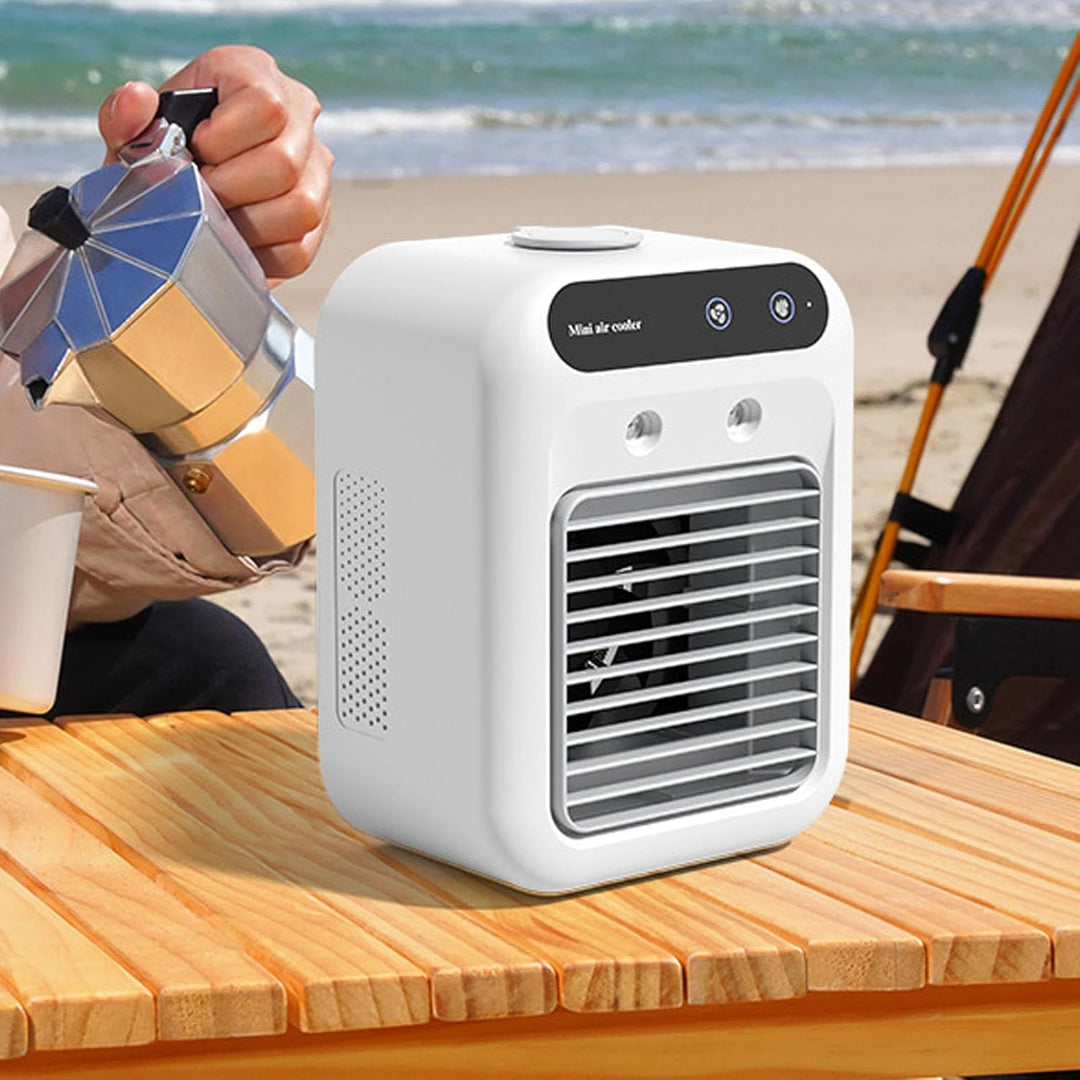 Mini-Klimaanlage, effiziente Kühlung, leichte tragbare Klimaanlage, Sprühwassertank, 500 ml, mobiler
