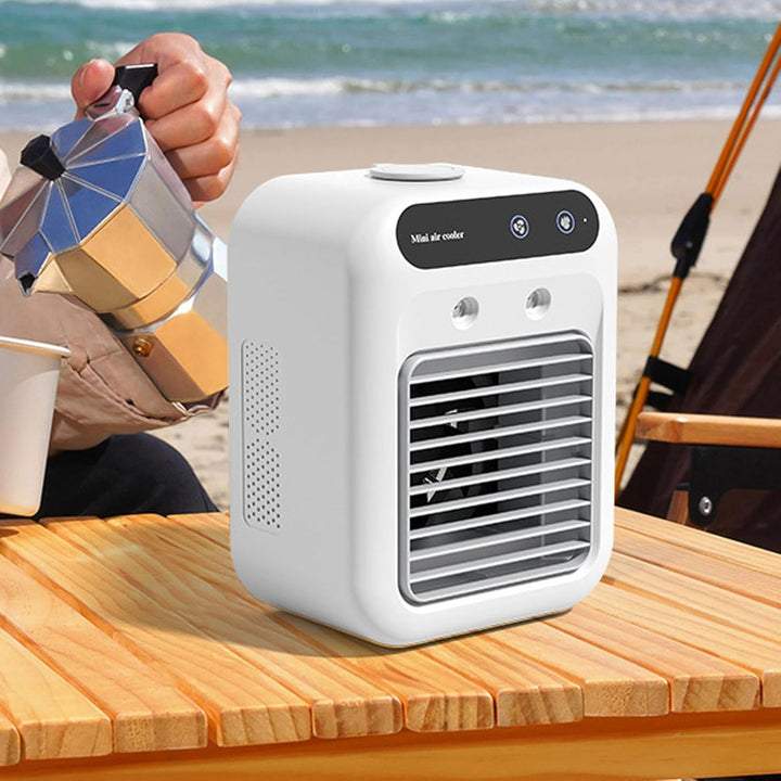 Mini-Klimaanlage, effiziente Kühlung, leichte tragbare Klimaanlage, Sprühwassertank, 500 ml, mobiler