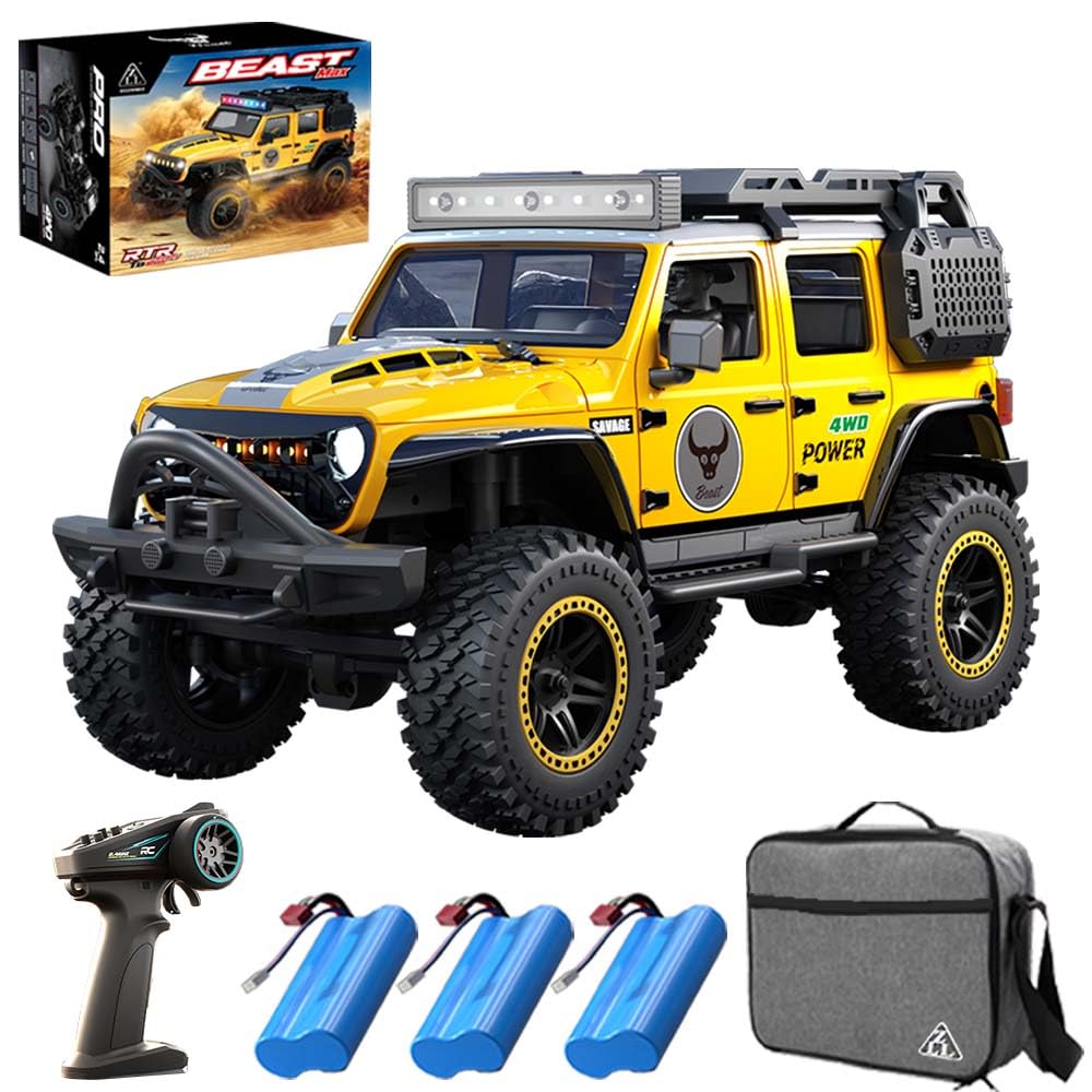 X-Verse SG206MAX Ferngesteuertes Auto, 1:20 RC Autos Bürstenlose, 4WD All Terrain Offroad RC Truggy