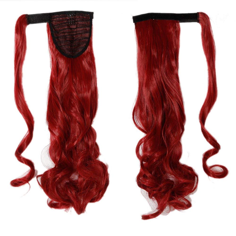 Pferdeschwanz Haarteil Zopf Clip in Ponytail Haarverlängerung Synthetik Haare Extension Hair Piece W