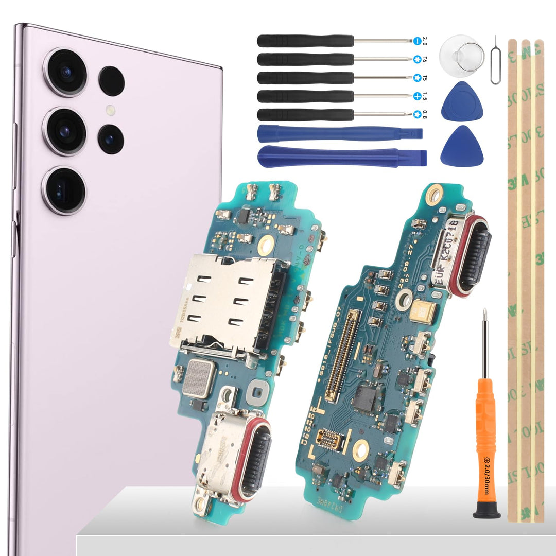 Ladebuchse für Samsung Galaxy S23 Ultra 5G S918B Dock Connector Port Charger LadePort Mikrofon Audio