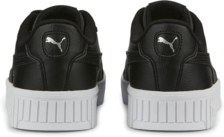 PUMA Mädchen Carina 2.0 Jr Sneaker 35.5 EU Puma Black Puma Black Puma Silver, 35.5 EU Puma Black Pum