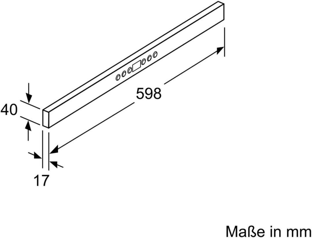 NEFF Z54TF60N0 Dunstabzugshaubenzubehör, Einbaugerät