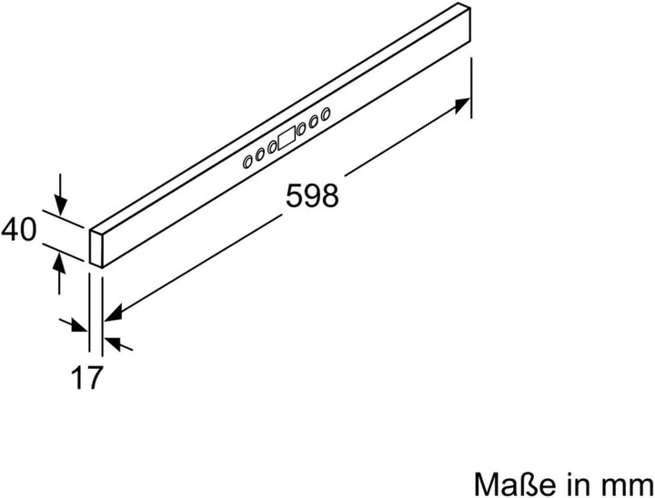 NEFF Z54TF60N0 Dunstabzugshaubenzubehör, Einbaugerät