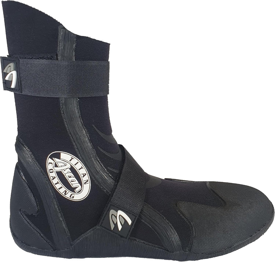 Ascan Neopreschuhe Surfschuhe Superflex 5mm NEU alle Grössen PREISHIT!!! 40.5/41 EU Neopren Schwarz,