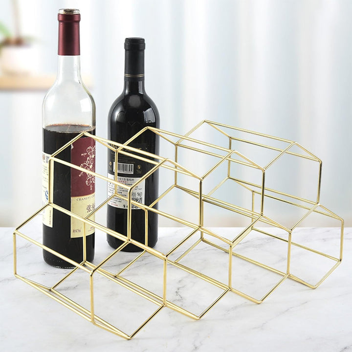 Weinregal Metall Freistehender, Freistehender Weinflaschenhalte, Tisch Weinregal, Arbeitsplatte Wein