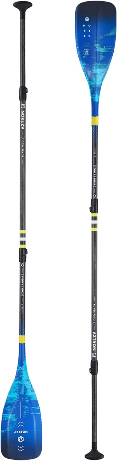 AZTRON Power 2.0 Carbon 70 Paddel 3-teilig, SUP Paddel, Stechpaddel,