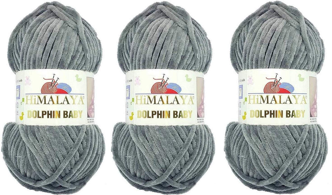 3 Knäuel Himalaya Delphin Baby Garn 395 Yards 3x100g Super Bulky Baby Blanket Garn (80320), 80320