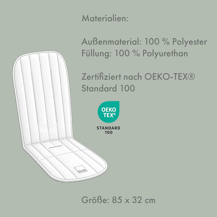 Elodie Details Universelle Kinderwagen Sitzauflage Wendbar Gepolstert und Waschbar Einlage Kinderwag