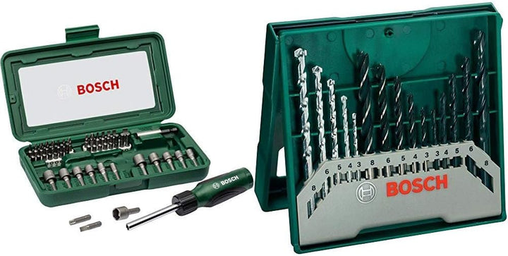 Bosch 46tlg. Schraubendreher-Set & 15tlg. Mini-X-Line Mixed-Set Mini-X-Line Mixed Set, Mini-X-Line M