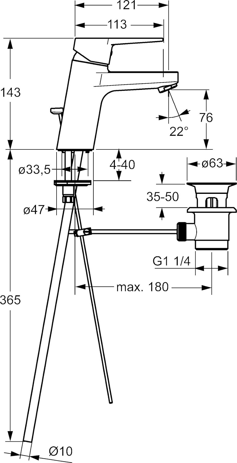 Hansa 9092183 Hansatwist Waschtisch Armatur