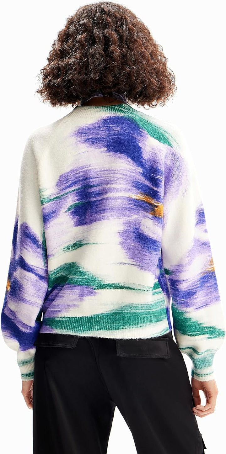 Desigual Damen Pullover_ebro Sweater XXL Weiss, XXL Weiss
