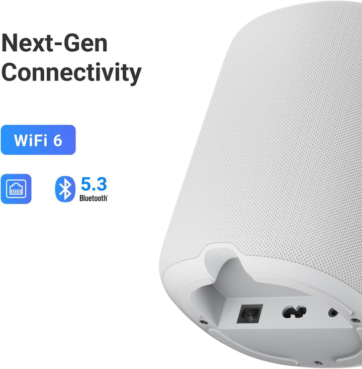 WiiM Sound Lite Smart Speaker, Hi-Res 24-bit/192 kHz, AI RoomFit™ Raumkorrektur, 100W Peak, WLAN 6E/