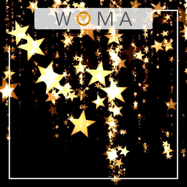 WOMA Christbaumkugeln Set Gold & 22 weiteren Farben - 50er & 100er Weihnachtskugeln Set - Weihnachts
