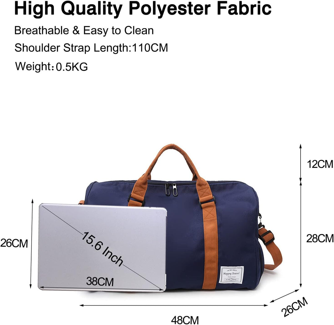 FANDARE Reisetaschen Sporttasche Damen Umhängetasche Herren Handgepäck Schultertasche Übernachtung S