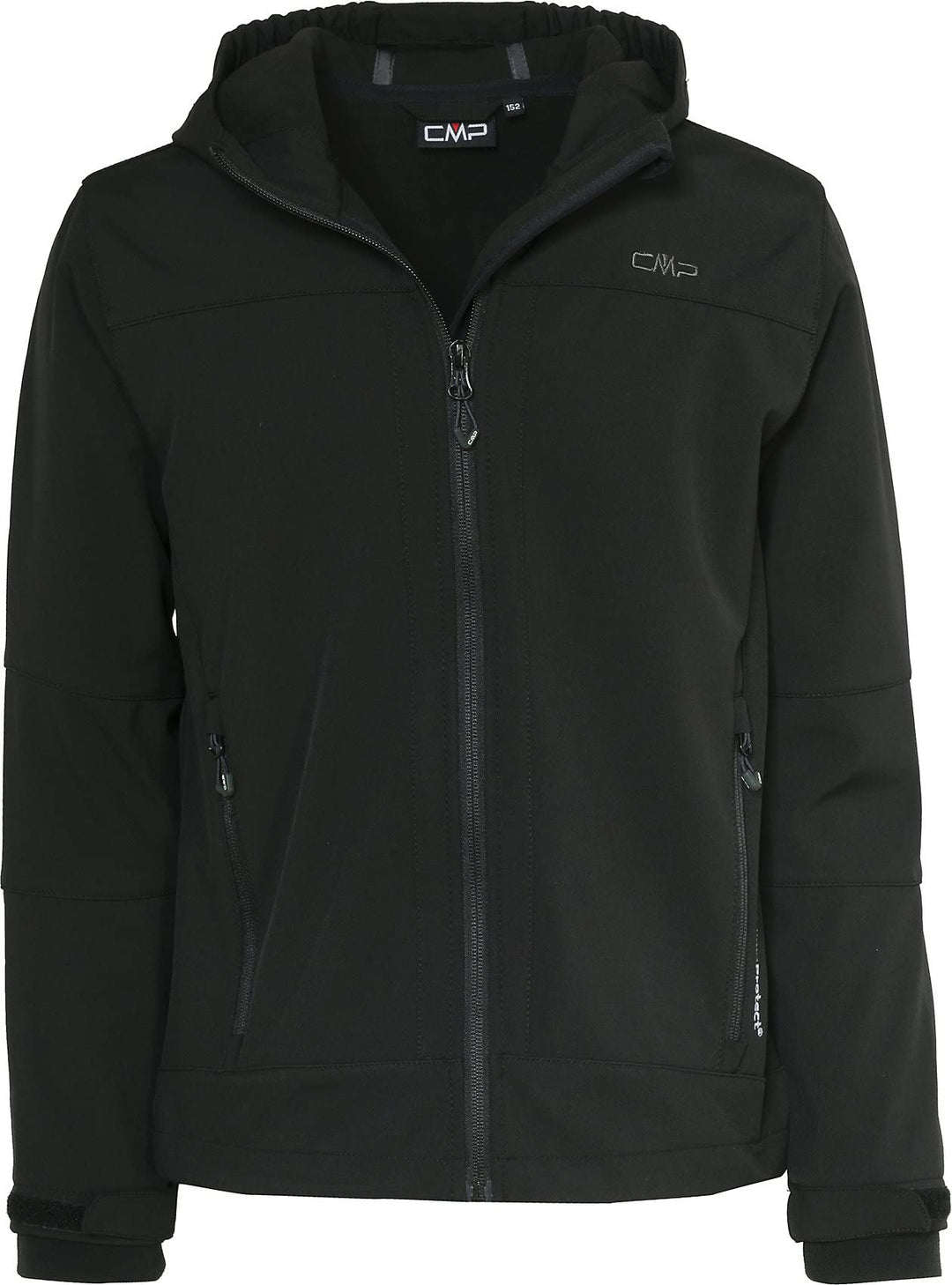 CMP Jungen Softshelljacke für Kinder Jacke (1er Pack) 152 Schwarz, 152 Schwarz