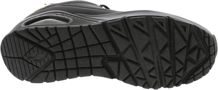 Skechers Damen Uno Stand On Air Sneaker 27 EU Black Durabuck, 27 EU Black Durabuck