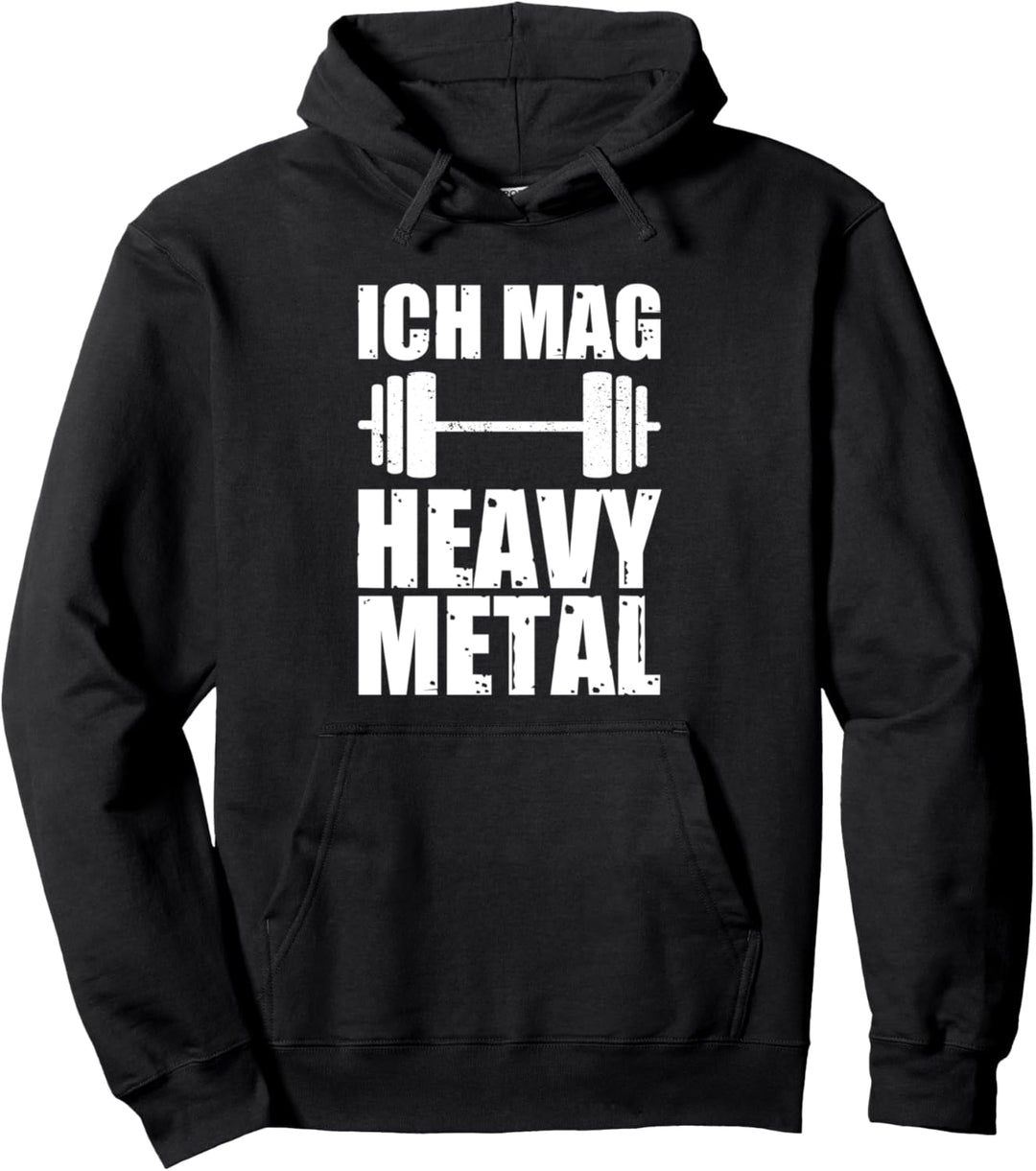 Heavy Metal Kraftsport Gym lustiges Bodybuilding Pullover Hoodie