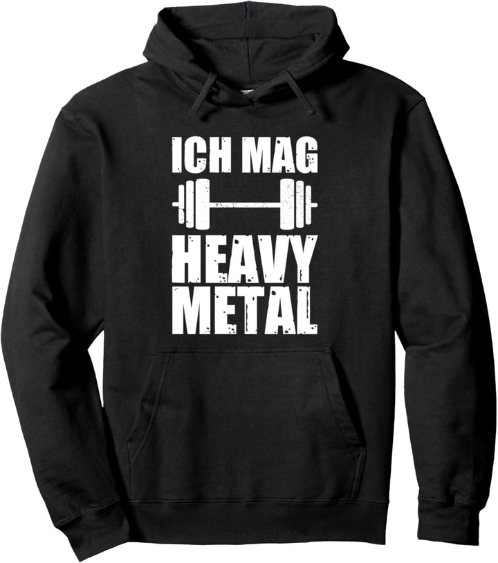 Heavy Metal Kraftsport Gym lustiges Bodybuilding Pullover Hoodie