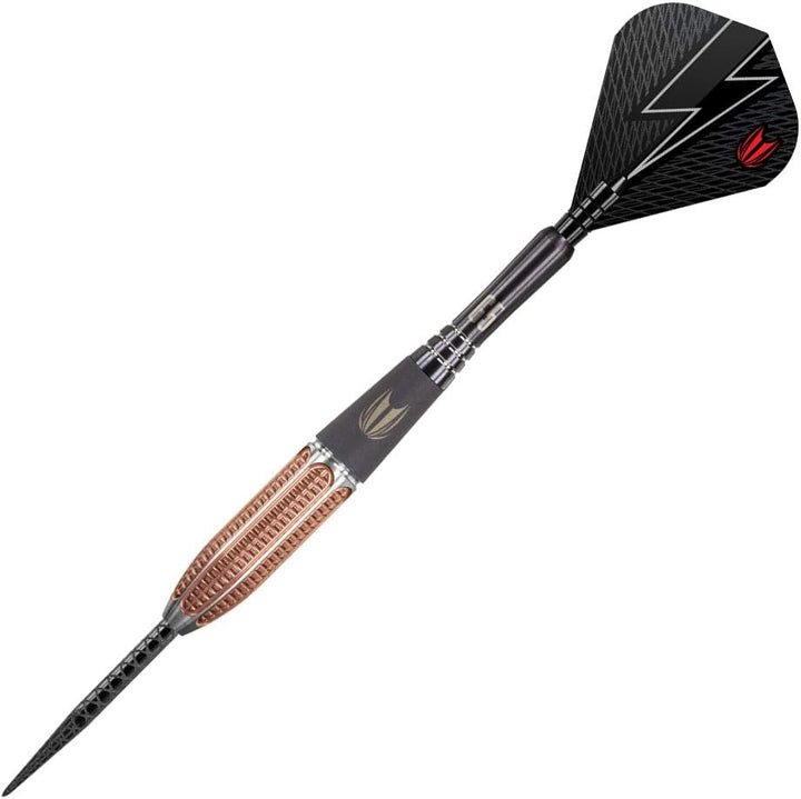 Target Darts Phil Taylor Power 9-Five Gen 5 95% Wolfram Steeldarts-Set Dartpfeile 24G, 24G