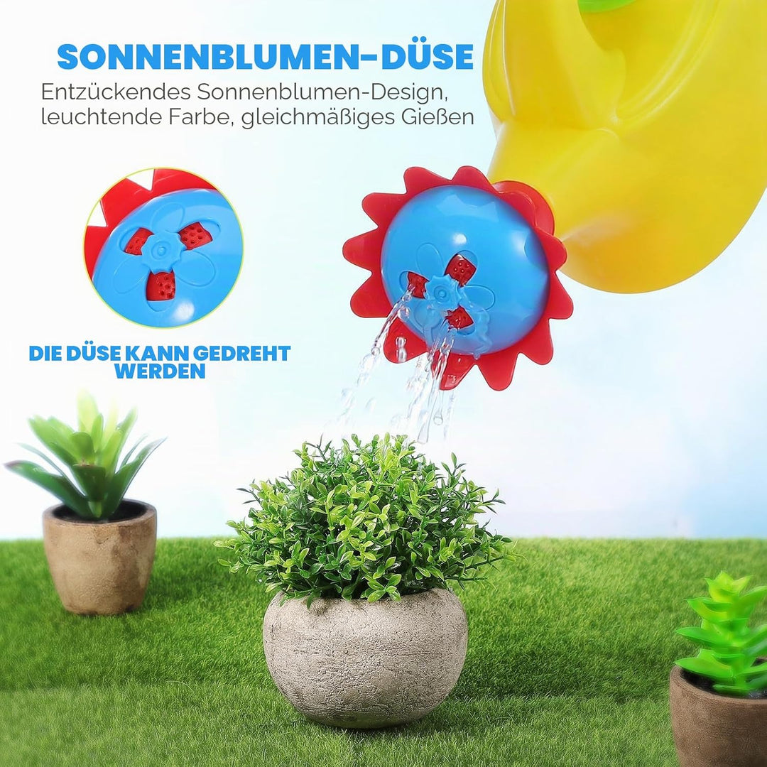 2 Stück Giesskannen aus Kunststoff, Kinderspielzeug, Giesskanne, Pädagogisches Badespielzeug für Zuh
