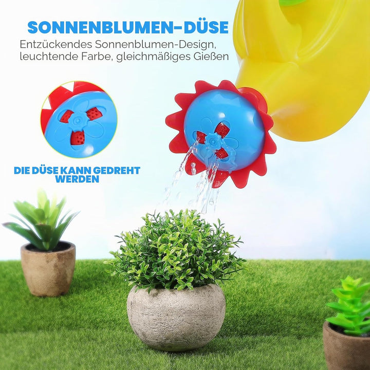 2 Stück Giesskannen aus Kunststoff, Kinderspielzeug, Giesskanne, Pädagogisches Badespielzeug für Zuh