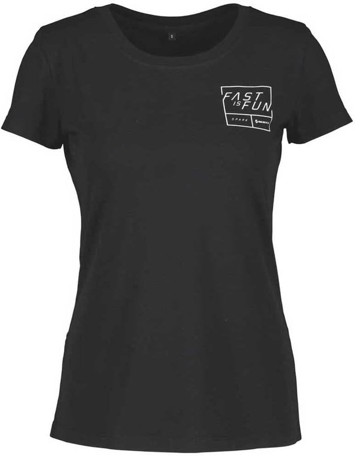Scott Spark Fast is Fun Damen Freizeit T-Shirt schwarz 2023: Grösse: M (38/40)