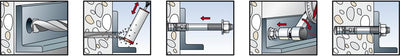 fischer 40945 Bolzen FBN II 10/160 10/160/236 mm, 10/160/236 mm